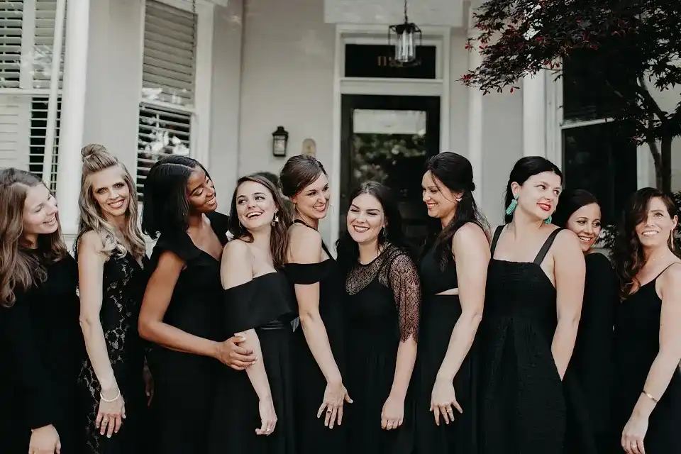 Modern Wedding Virginia Bridesmaids