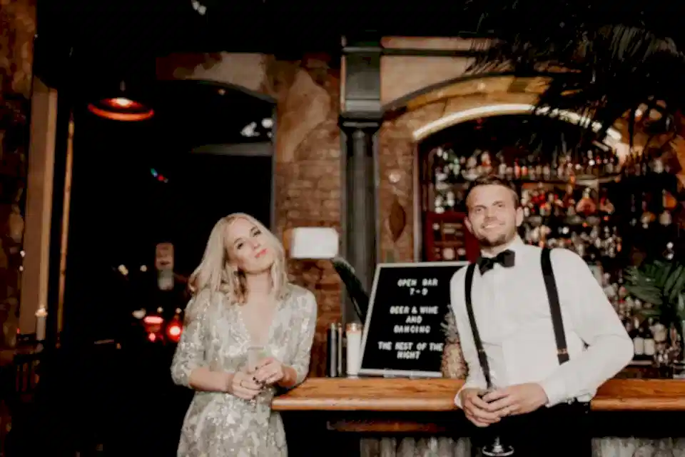 Modern Wedding Bride and Groom Virginia