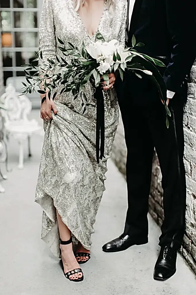 Modern Wedding Bride and Groom Virginia