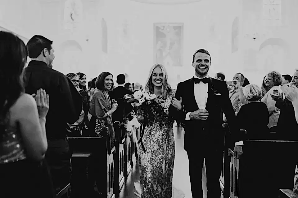 Modern Wedding Bride and Groom Virginia