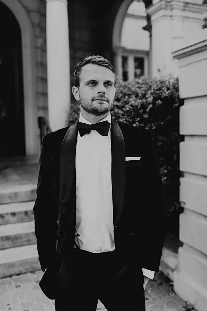 Modern Wedding Groom Virginia