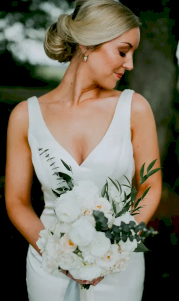 Floral Bride Bouquet Portrait