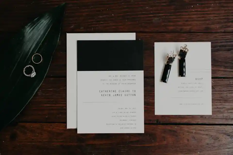 Modern Wedding Invitations Virginia