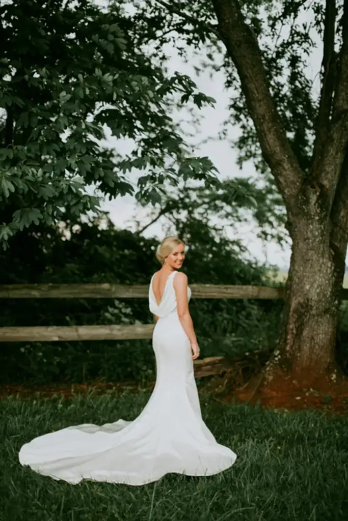 Spring wedding portrait