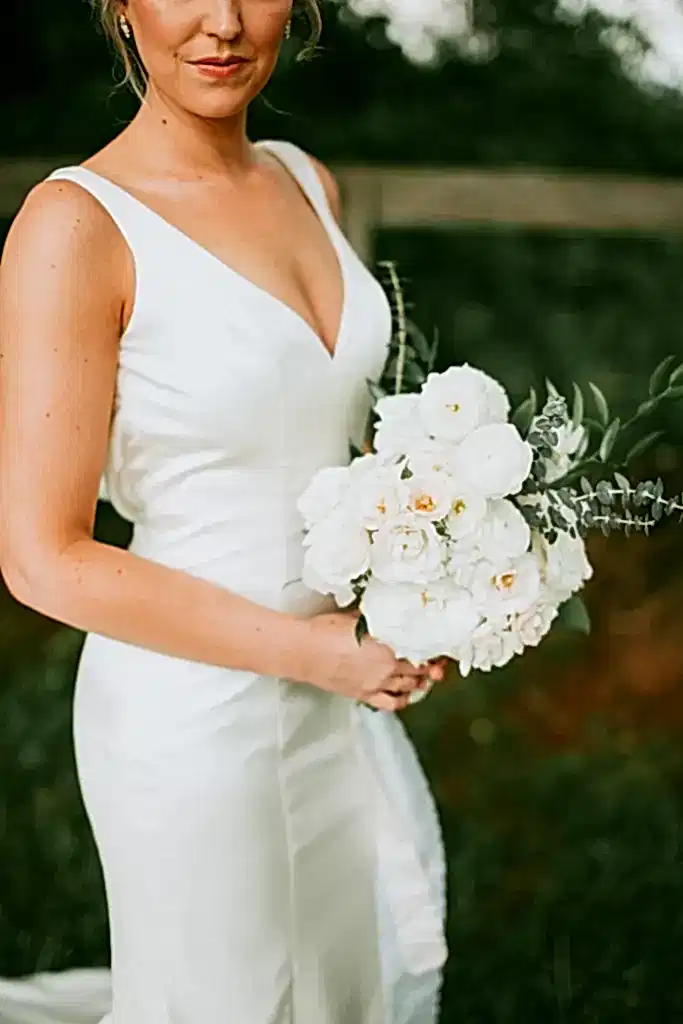 Bridal Portrait with Bouquet
