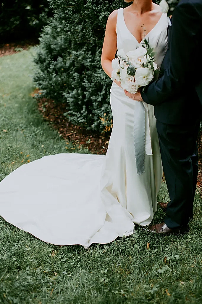 Outdoor Bride and Groom Portrait