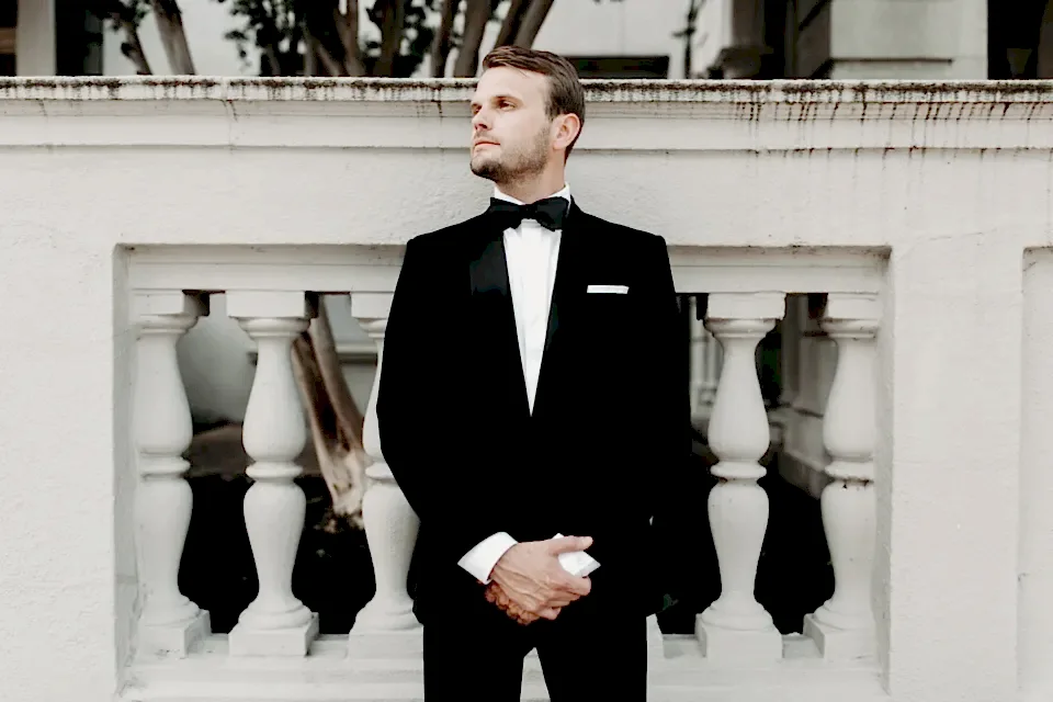 Modern Wedding Groom Virginia