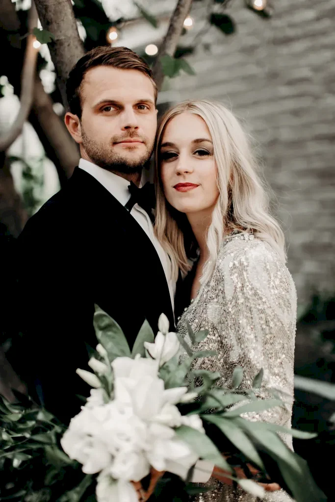 Modern Wedding Bride and Groom Virginia